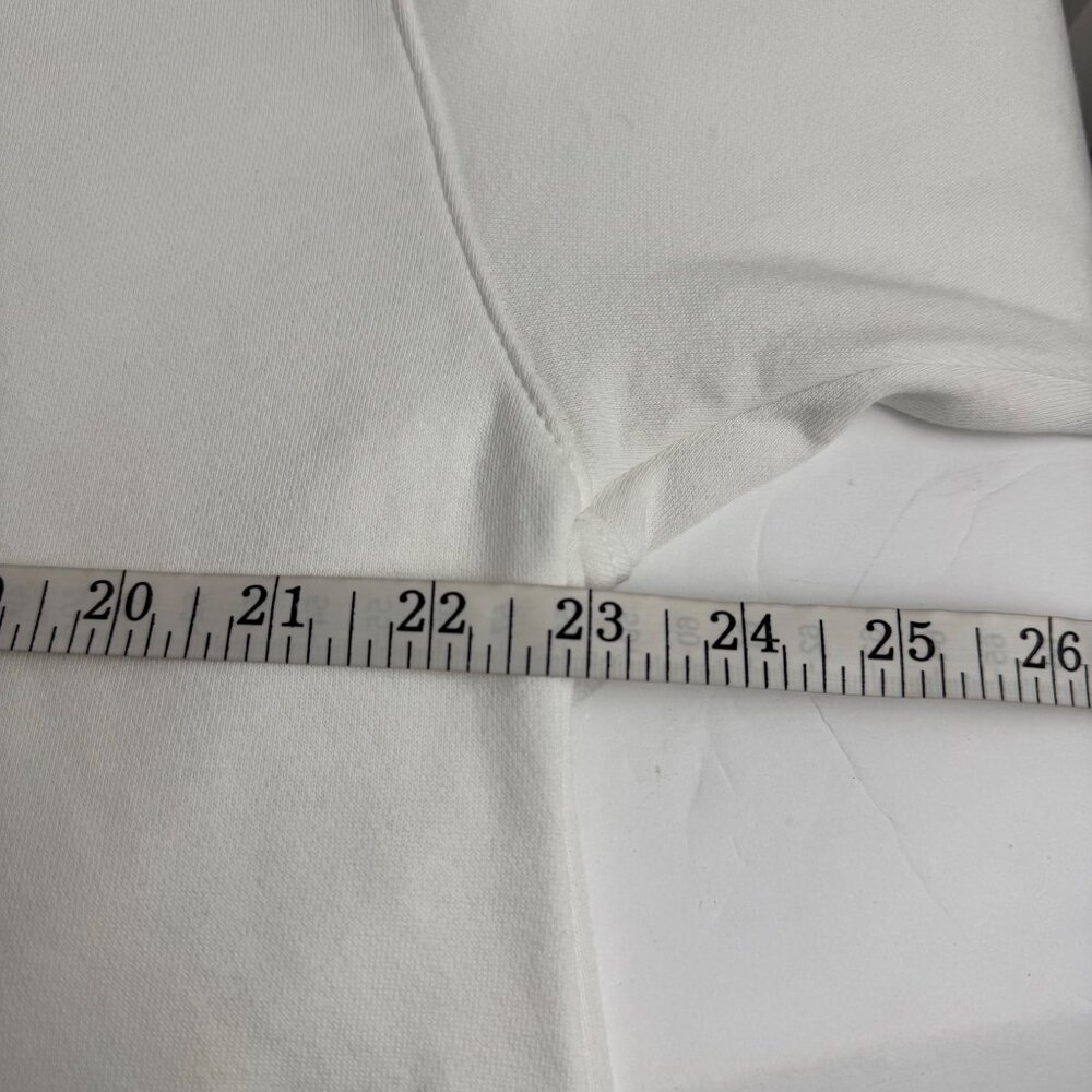 Nordstrom BP. White Sweatshirt Women's Med Casual Minimalist Warm BP487122MI EUC - Picture 8 of 9